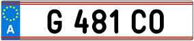 Truck License Plate